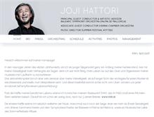 Tablet Screenshot of jojihattori.com